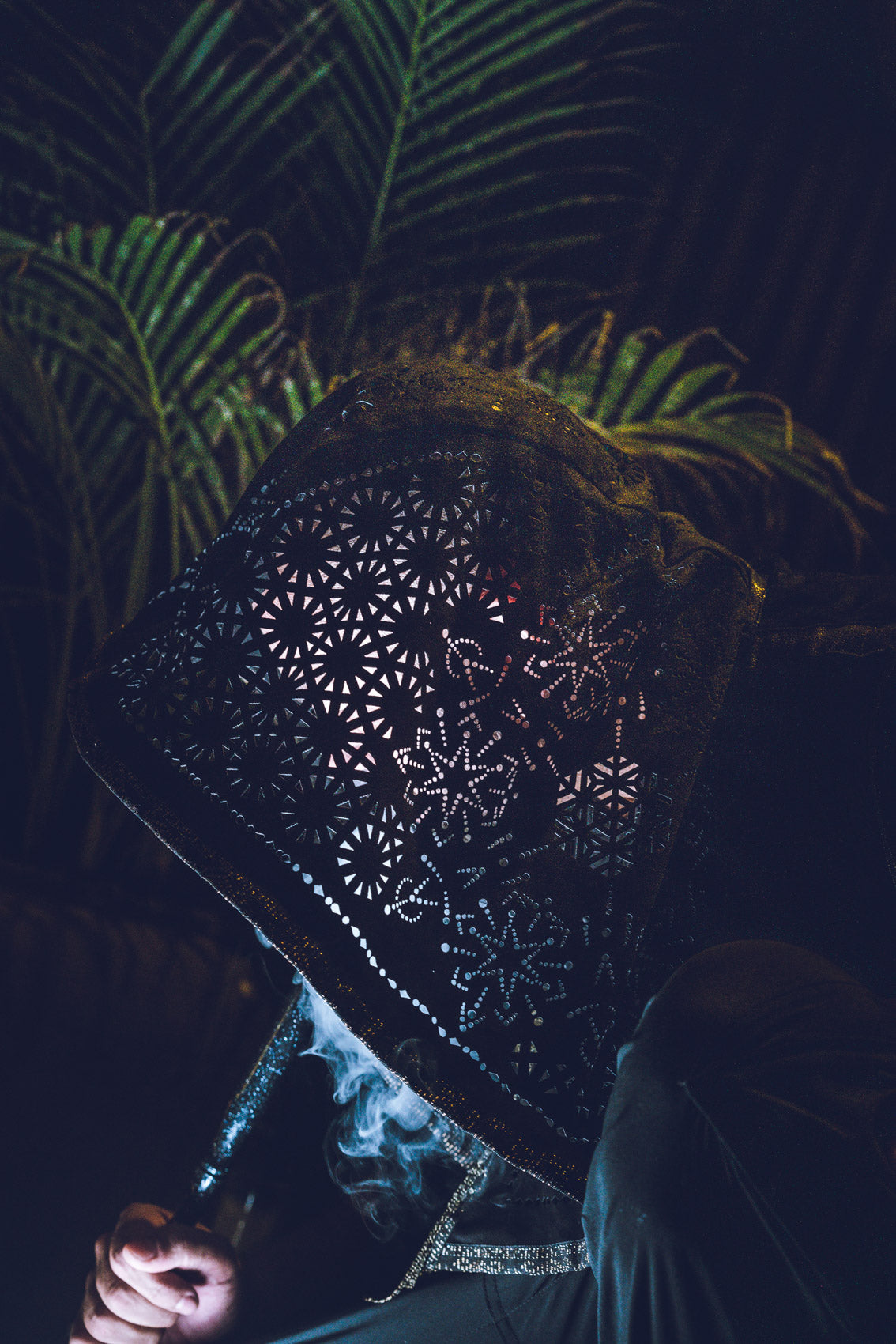 Cosmic Druid Laser Cut Chain Hood