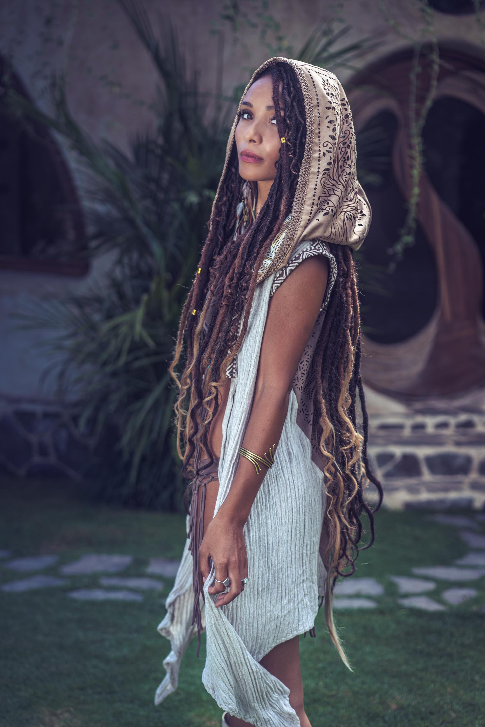 Earth Element Chain Hood