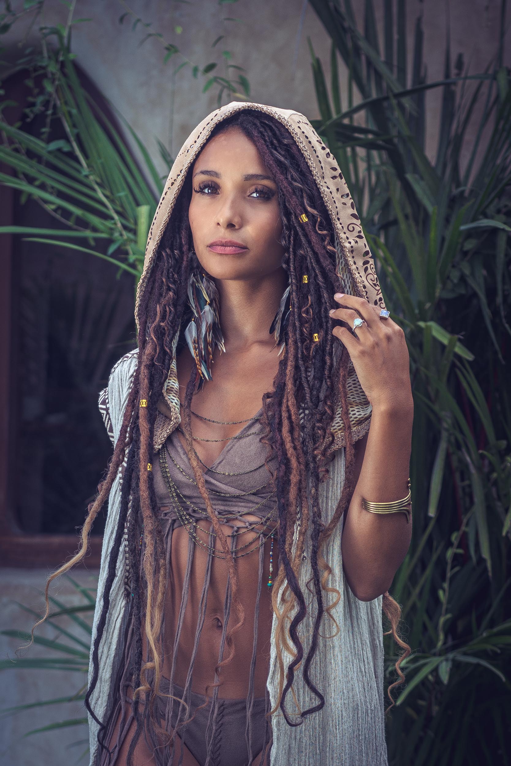 Earth Element Chain Hood