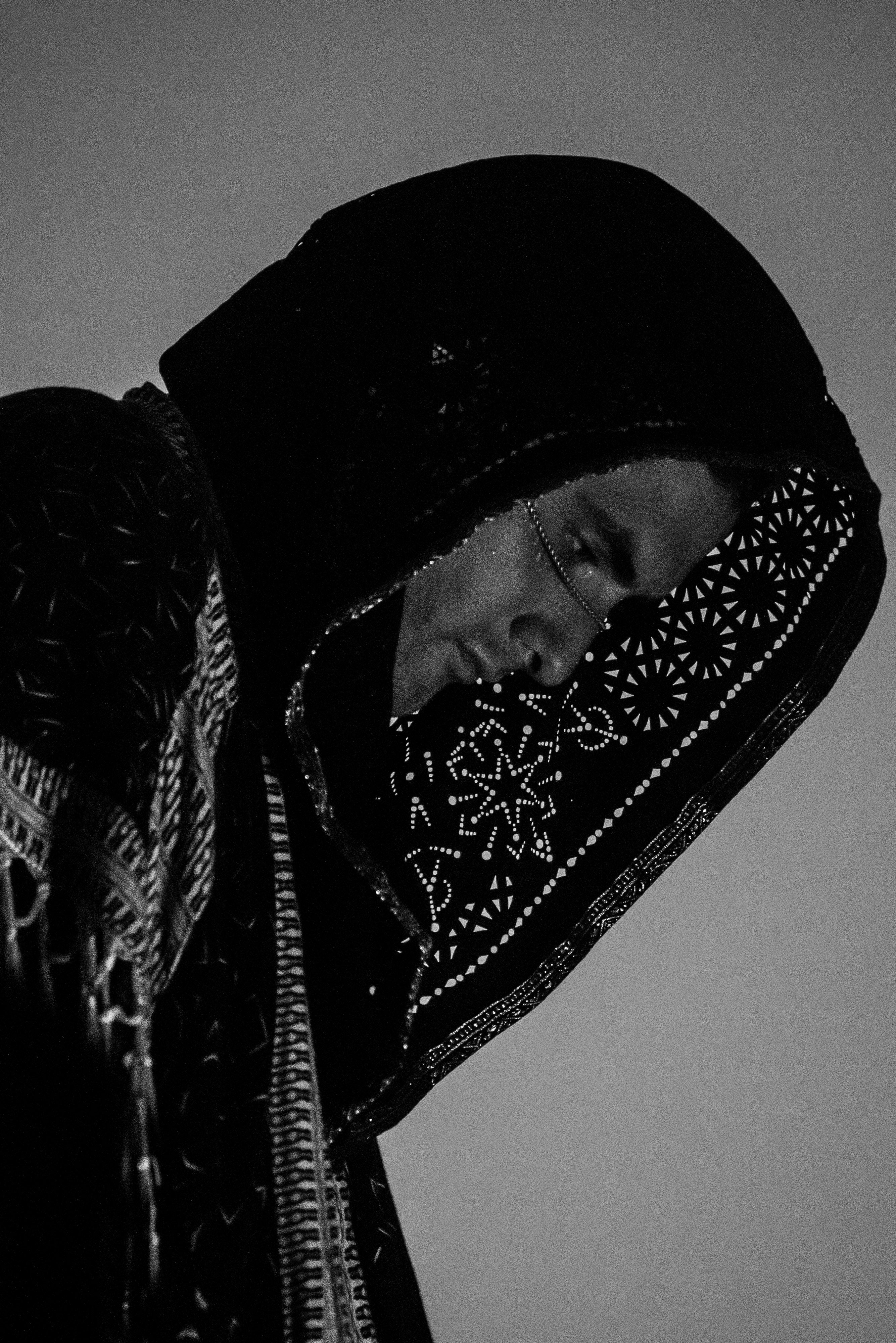 Cosmic Druid Laser Cut Chain Hood