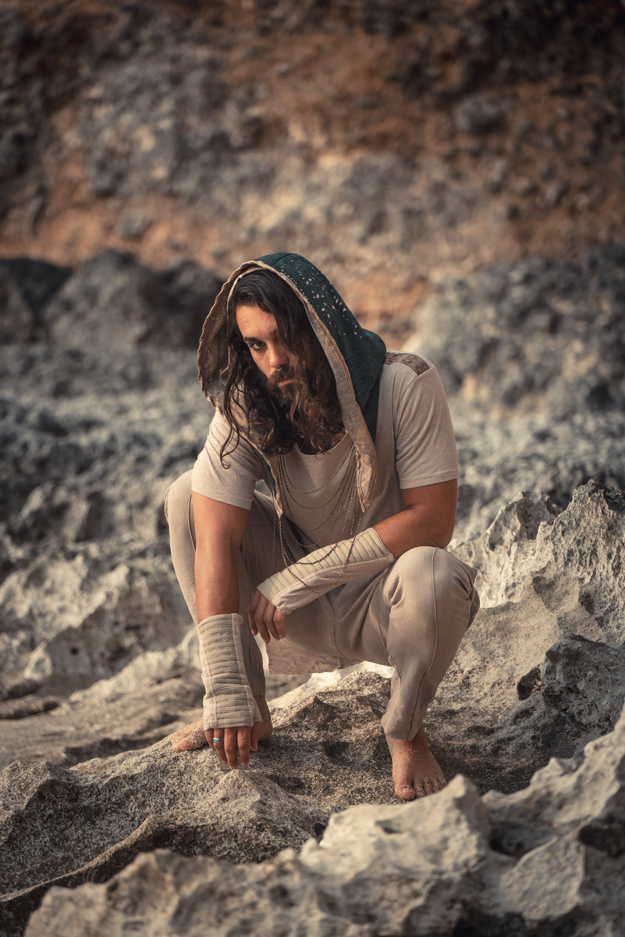 Forest Mage Laser Cut Chain Hood