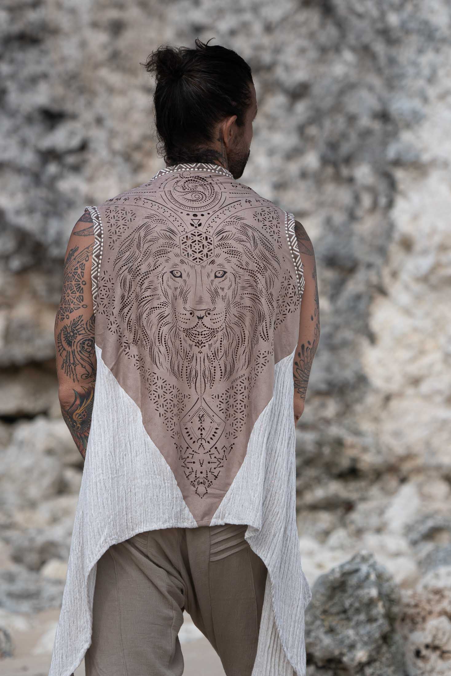 Kameleo Laser Cut Vest (Sand)