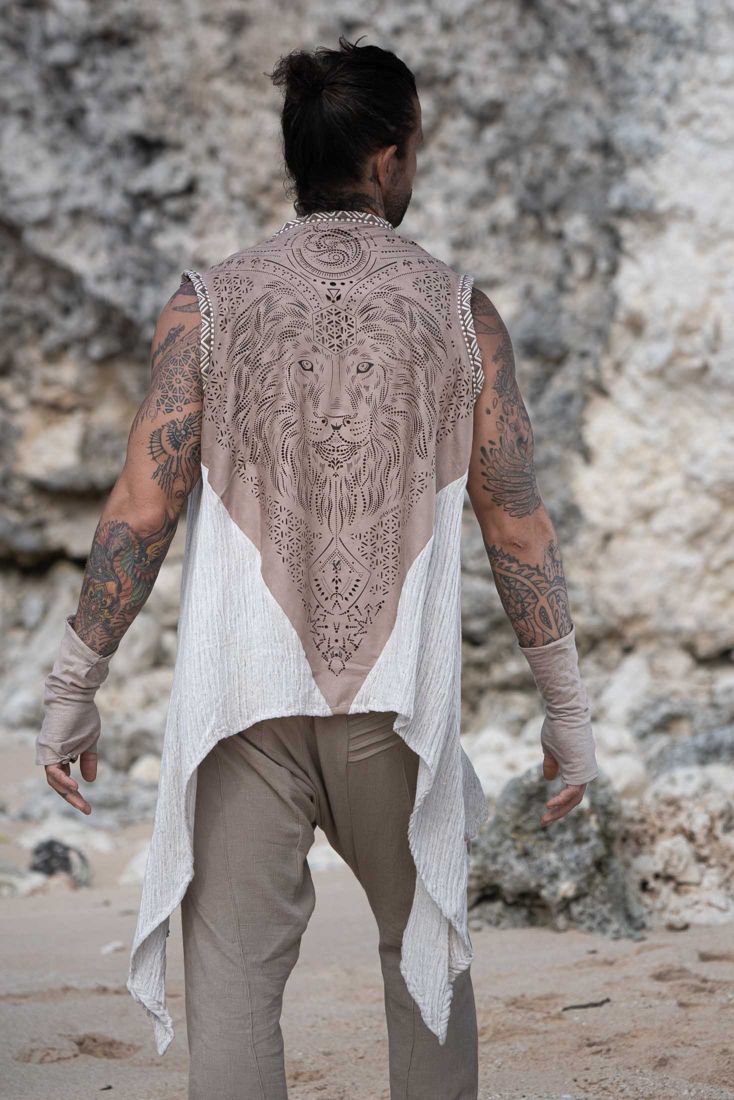 Kameleo Laser Cut Vest (Sand)