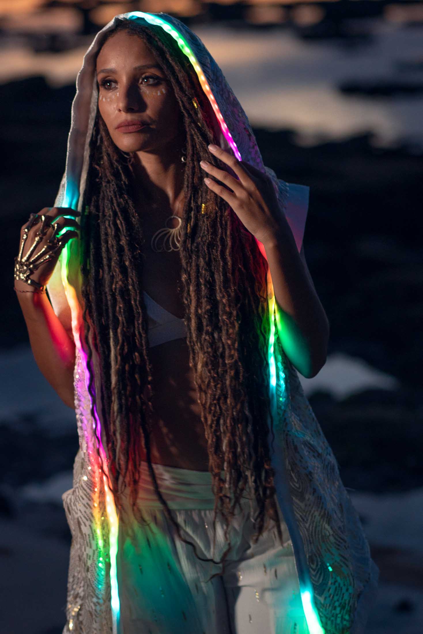 LED Mystic Fusion Sequin Vest