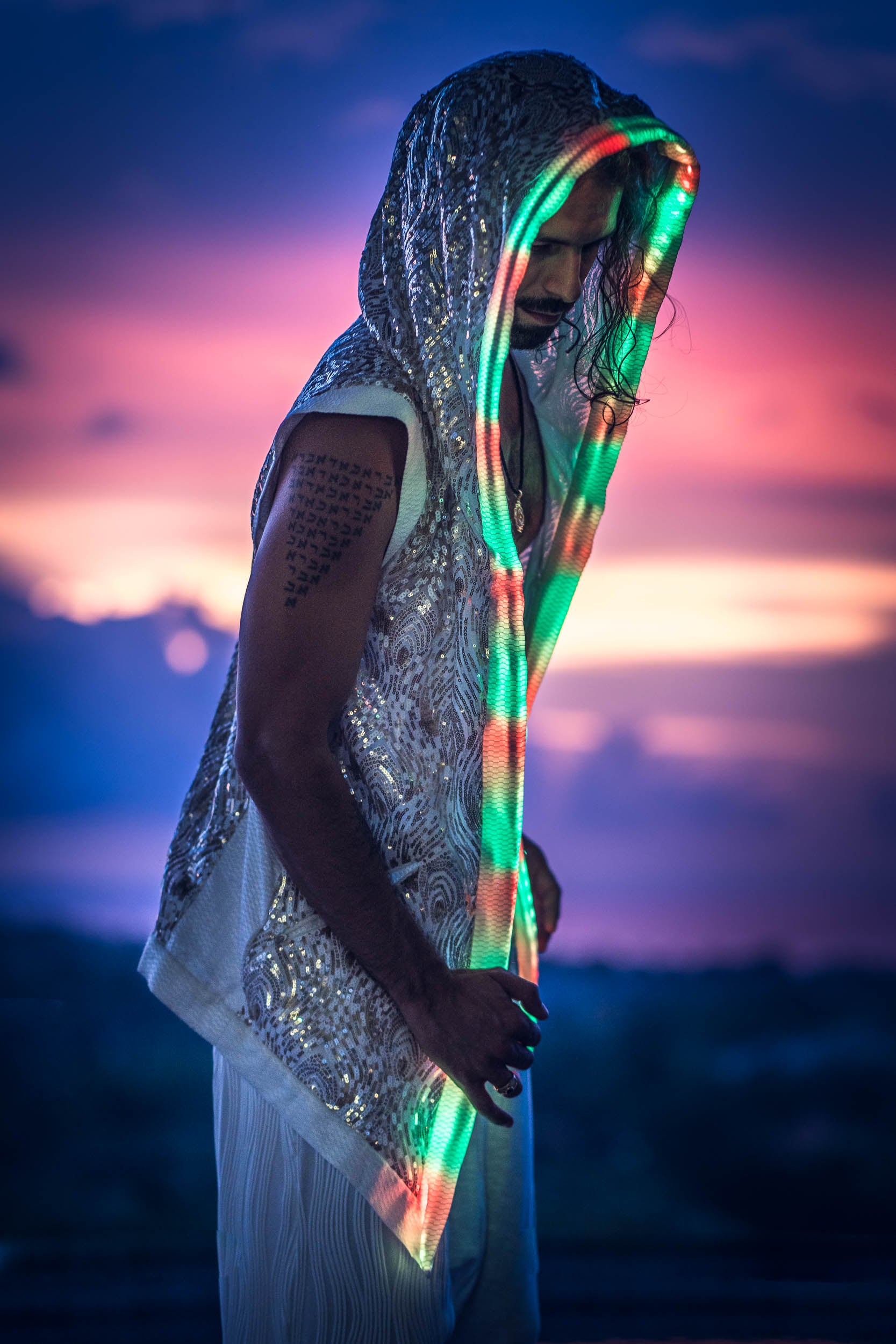 LED Mystic Fusion Sequin Vest