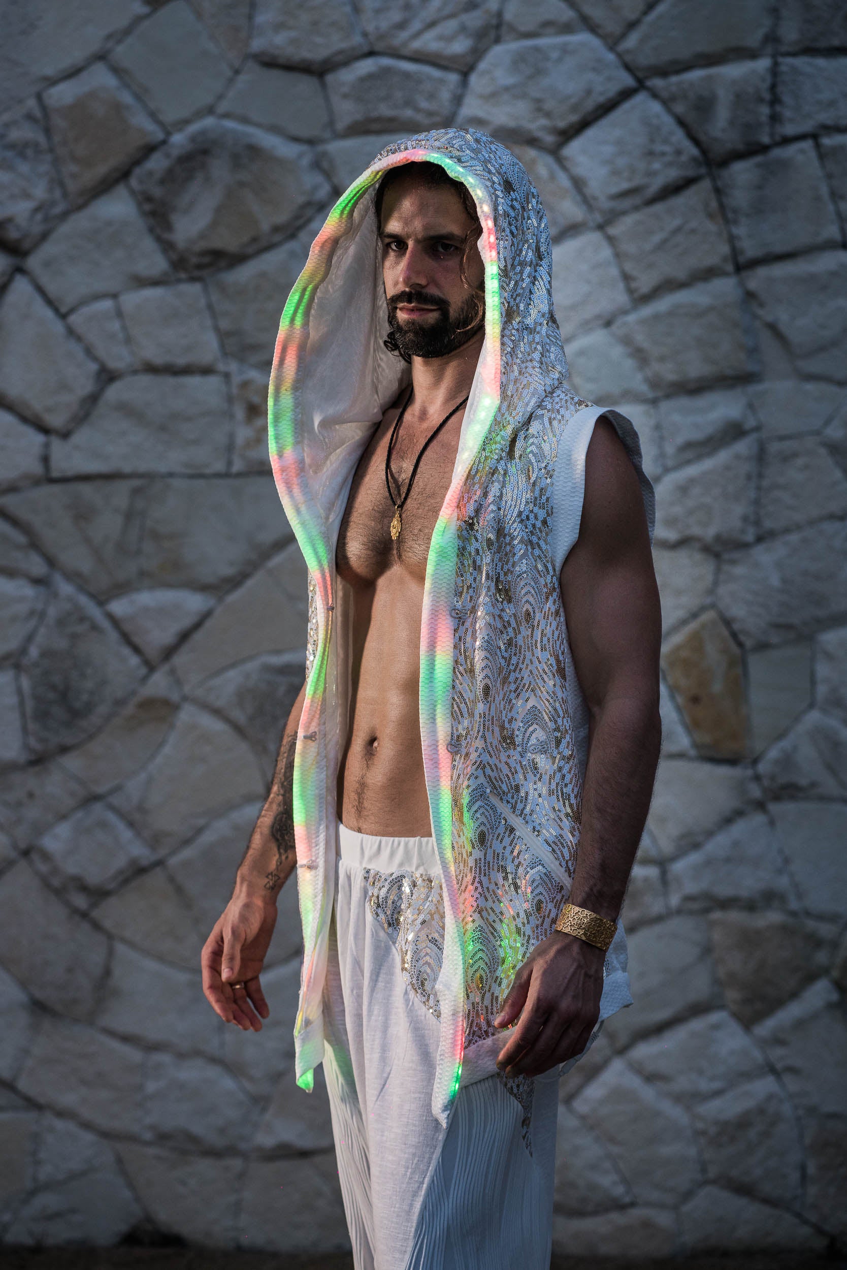 LED Mystic Fusion Sequin Vest
