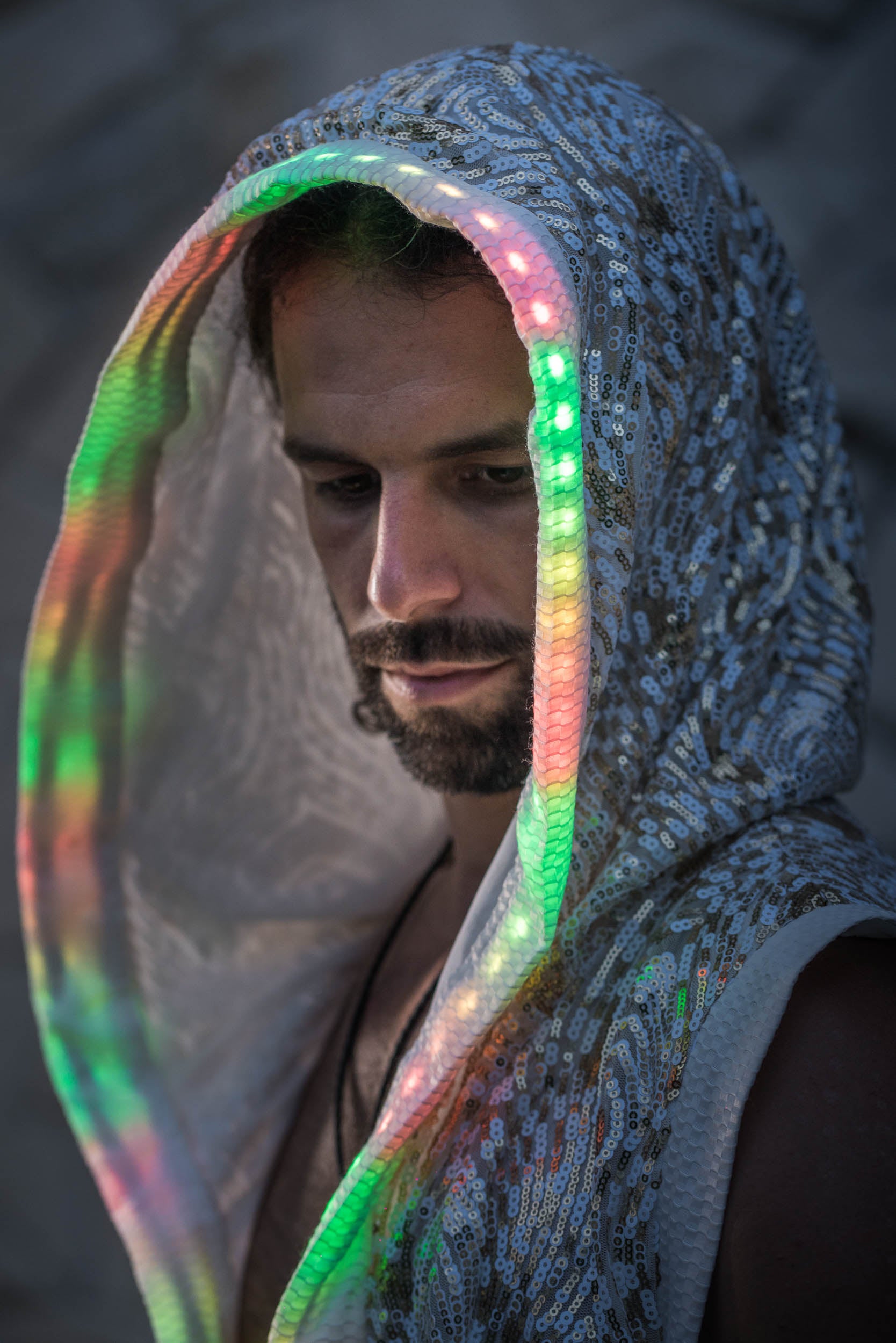 LED Mystic Fusion Sequin Vest