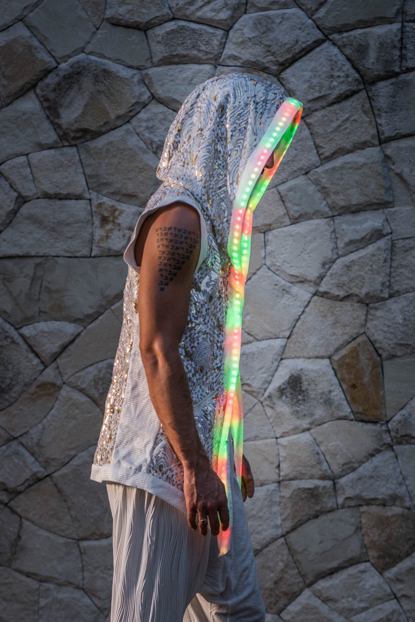 LED Mystic Fusion Sequin Vest