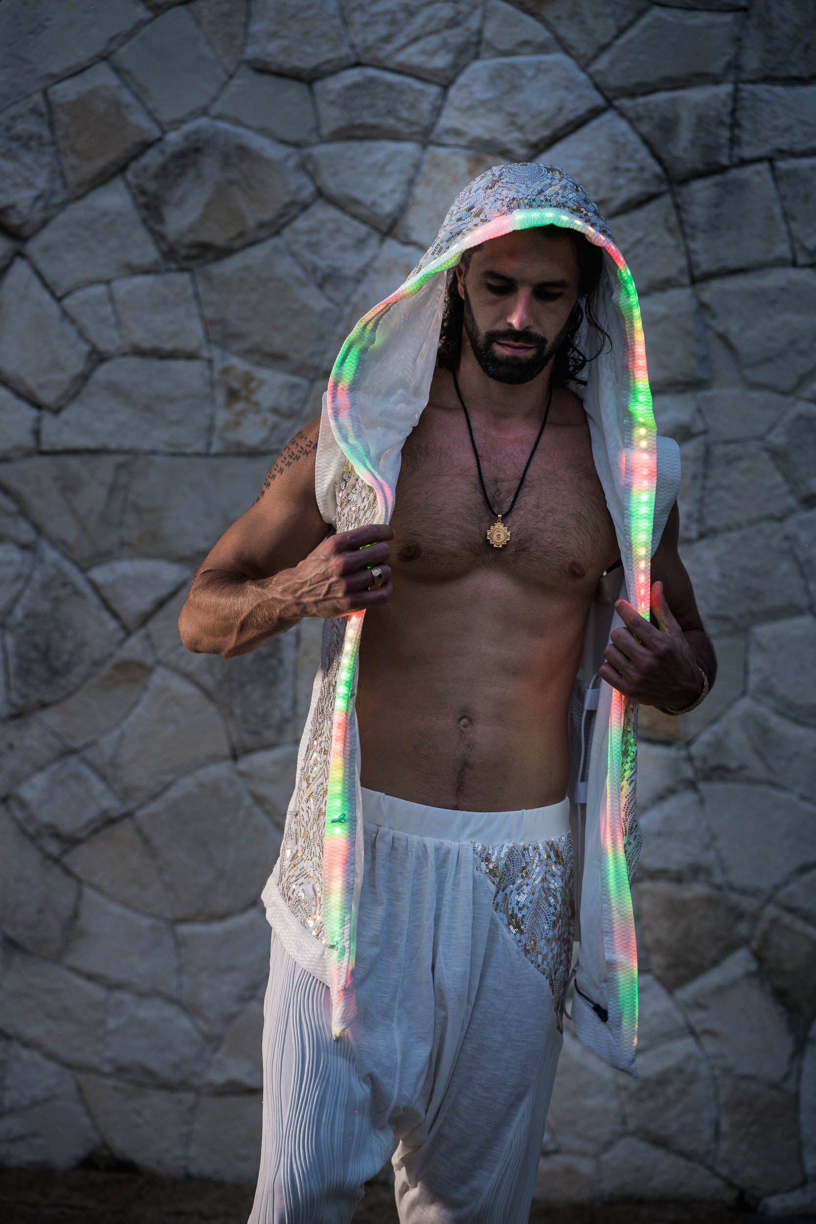 LED Mystic Fusion Sequin Vest