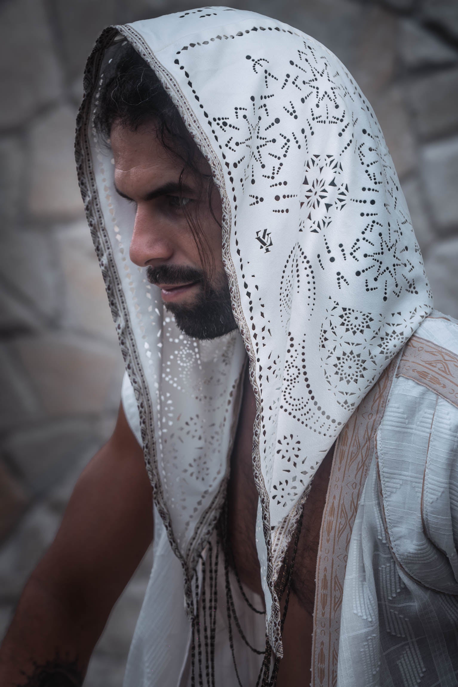 Lunara Laser Cut Chain Hood