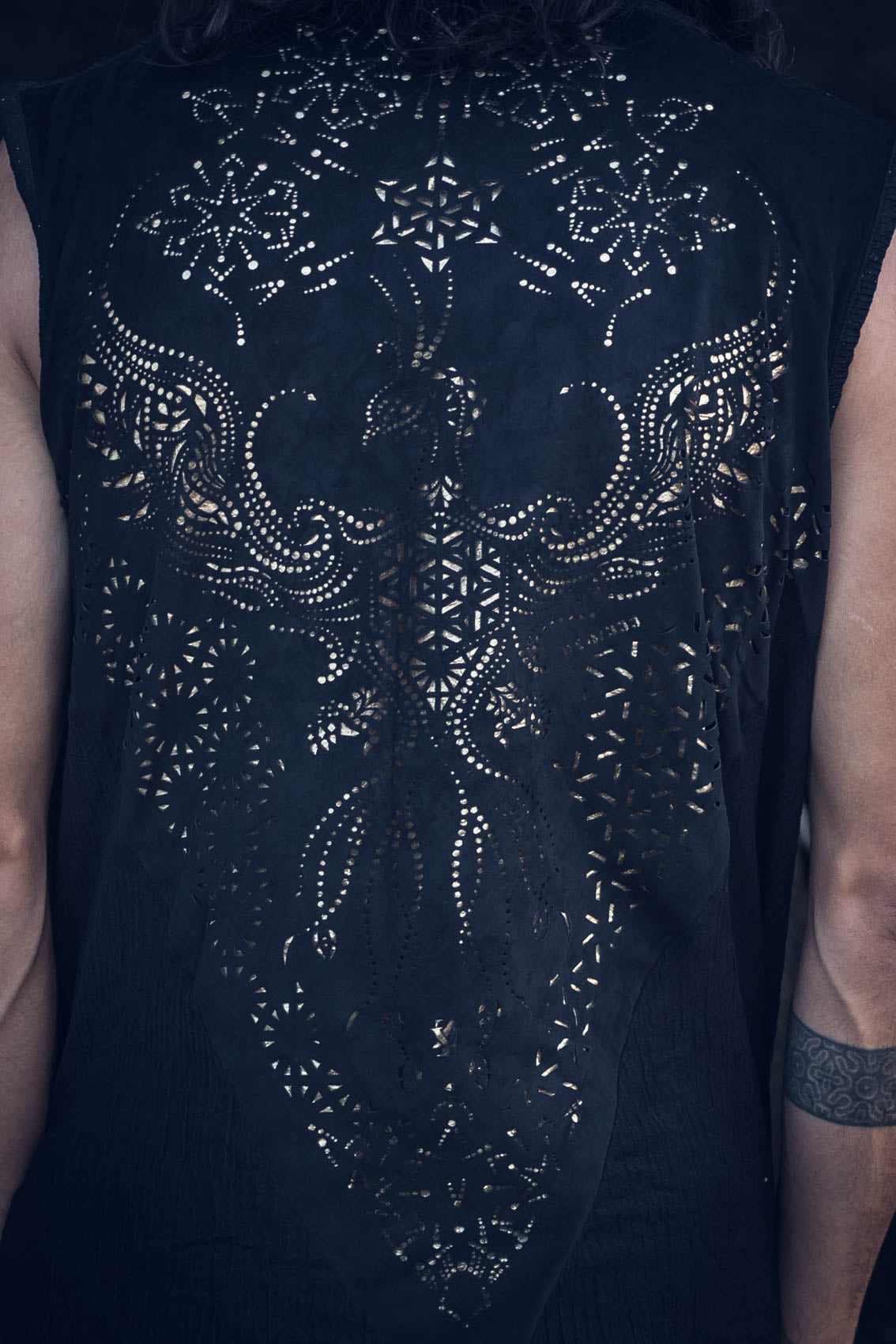 Phoenix Rising Laser Cut Vest