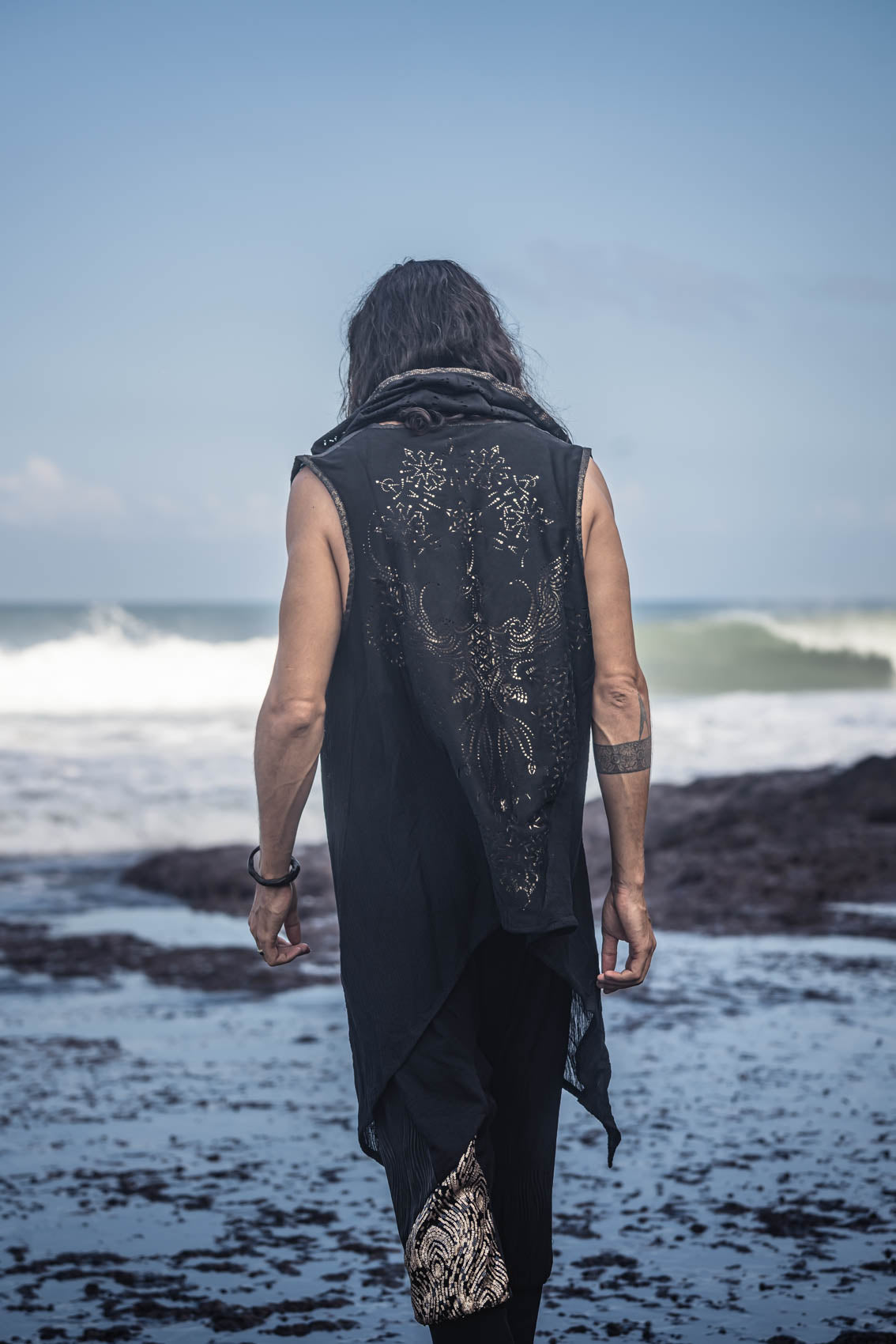 Phoenix Rising Laser Cut Vest
