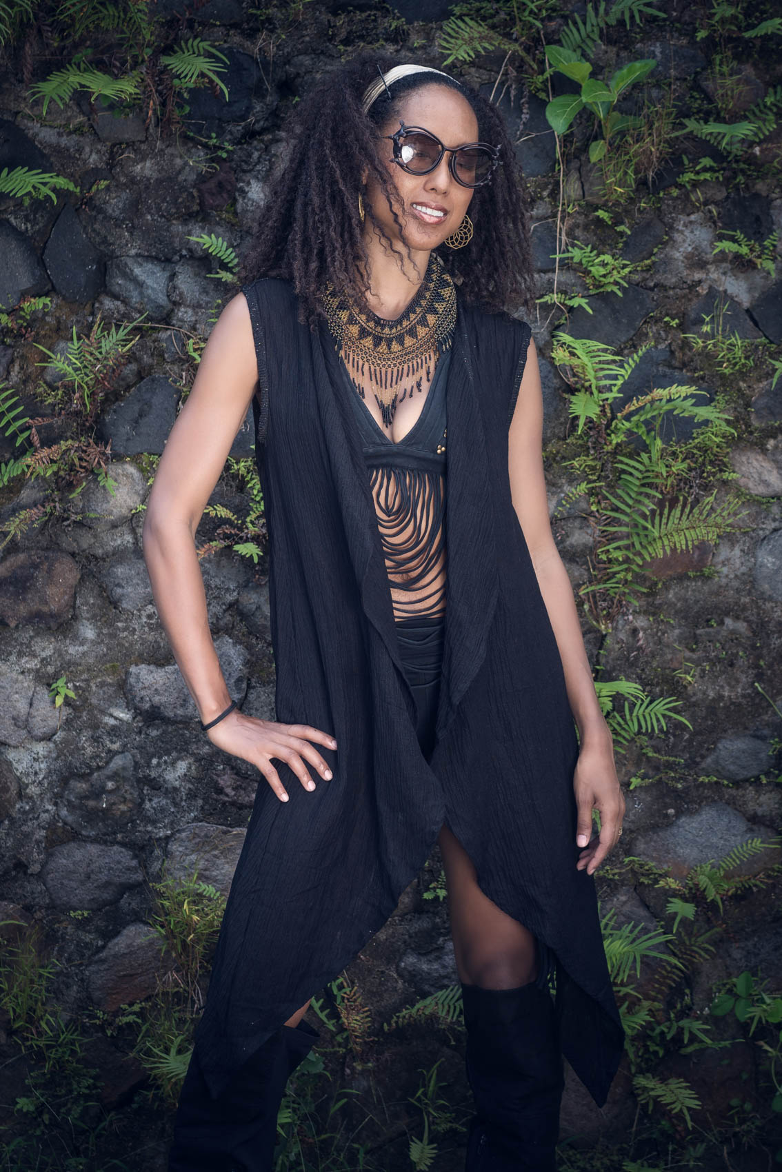 Phoenix Rising Laser Cut Vest