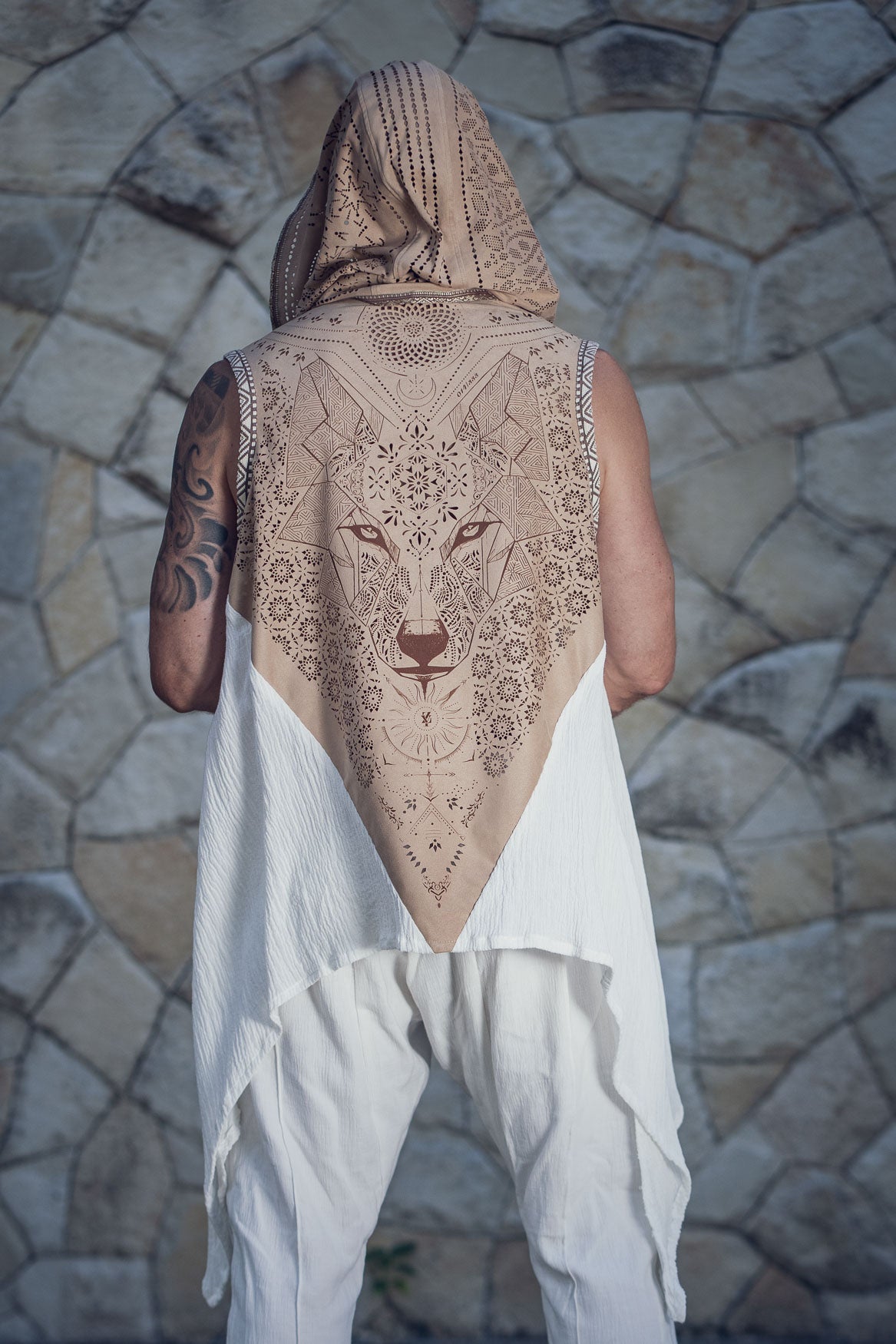 Luna Wolf Laser Cut Vest