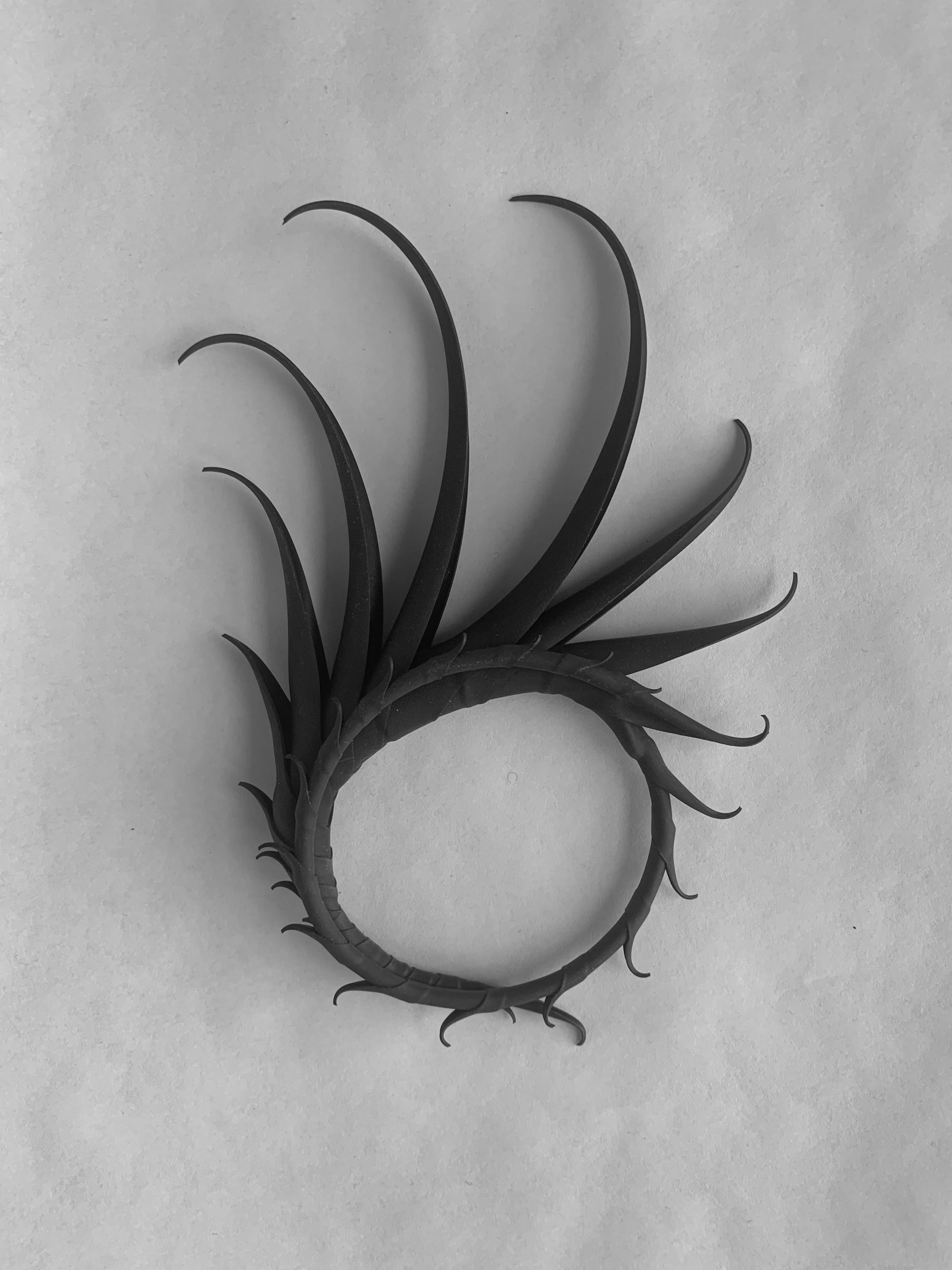 Multiplume Bracelet (Black) - Zoa Chimerum