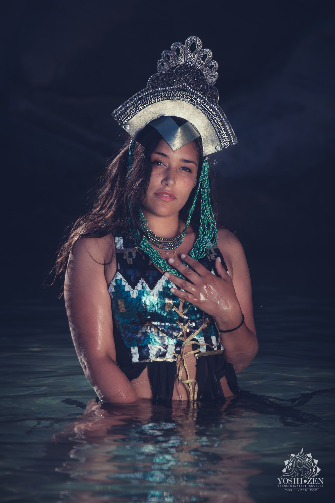 Asase Ya Earth Goddess Fringe Top