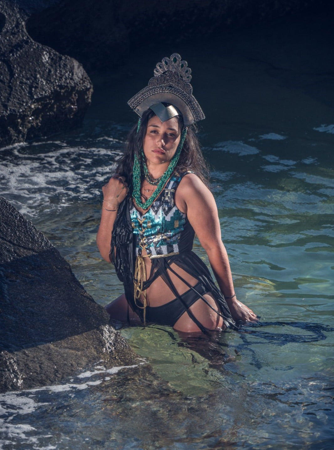 Asase Ya Earth Goddess Fringe Top