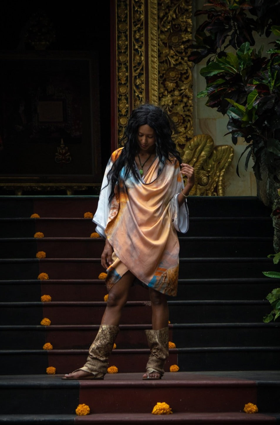 Dawn's Witness Kimono- Autumn Skye Wearable Art