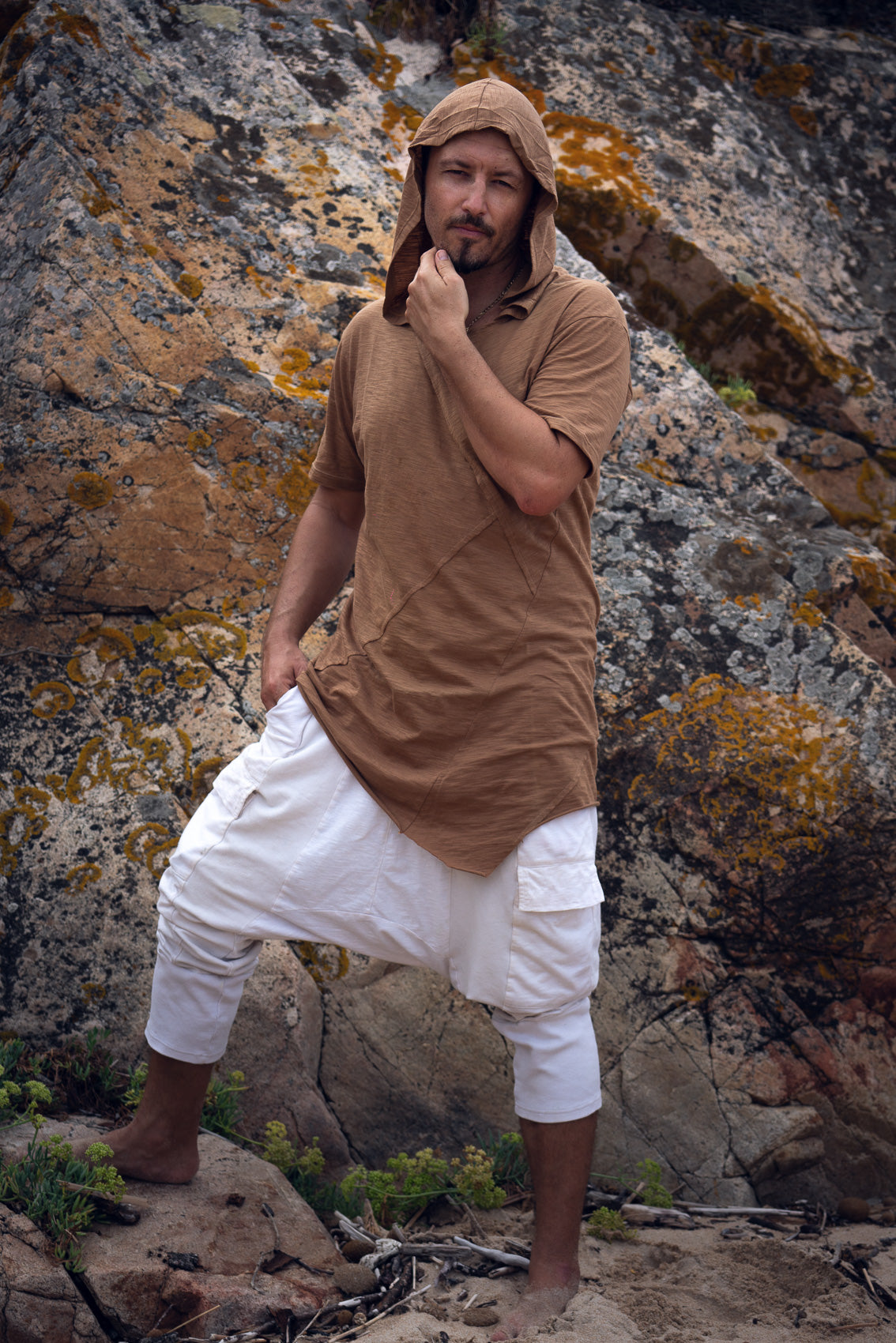 Drop Crotch Harem Pants