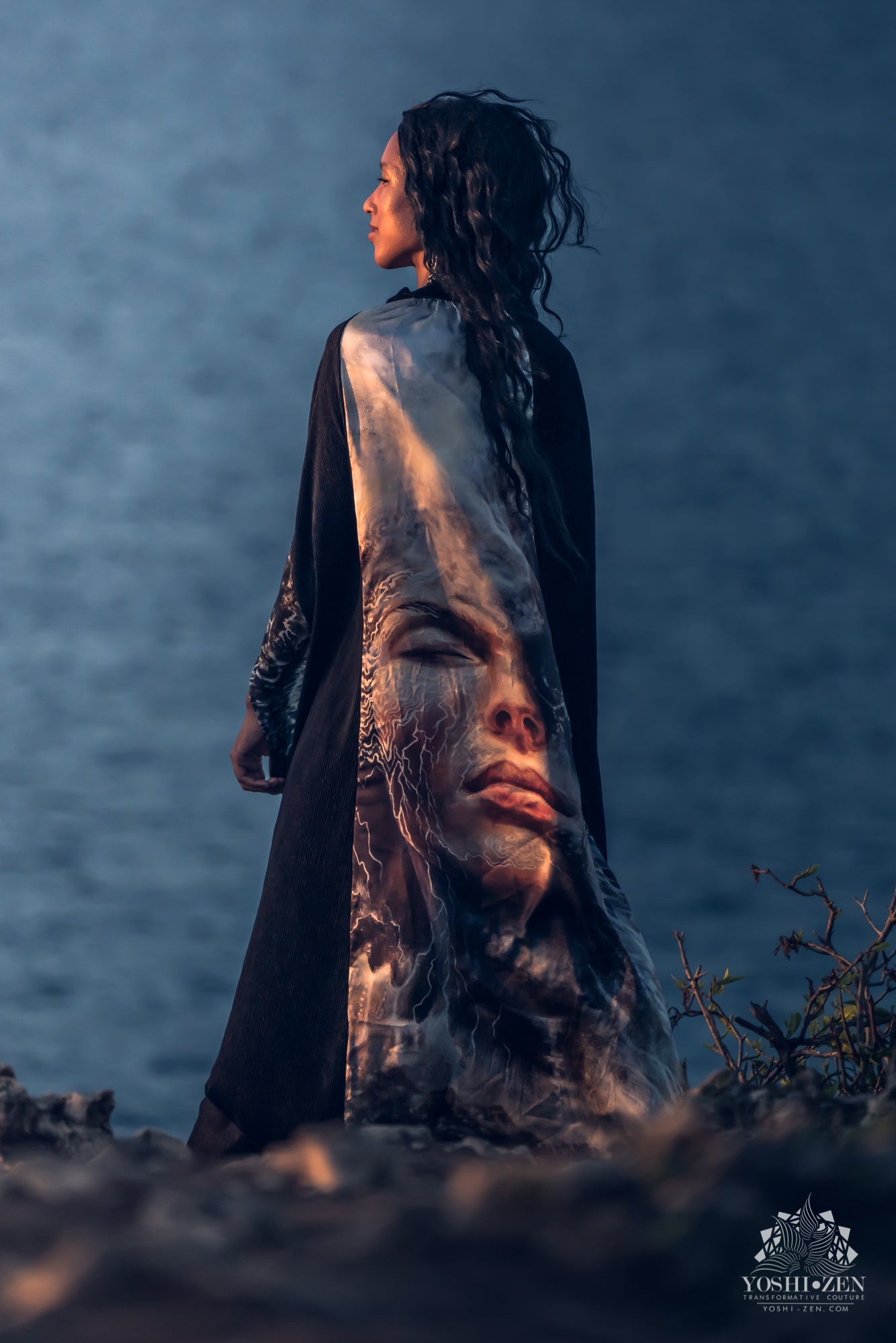 Dissolution of Ego Cape - Wearable Art - Olga Klimova