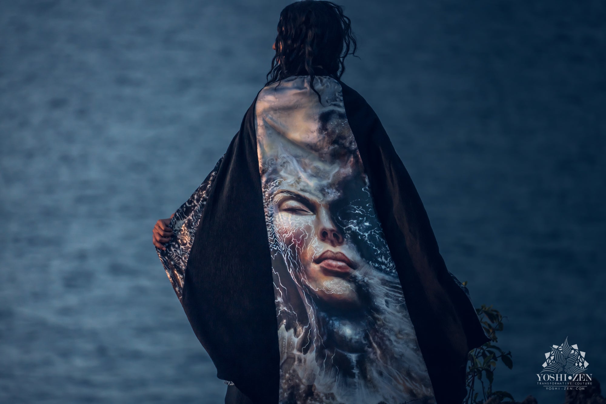 Dissolution of Ego Cape - Wearable Art - Olga Klimova