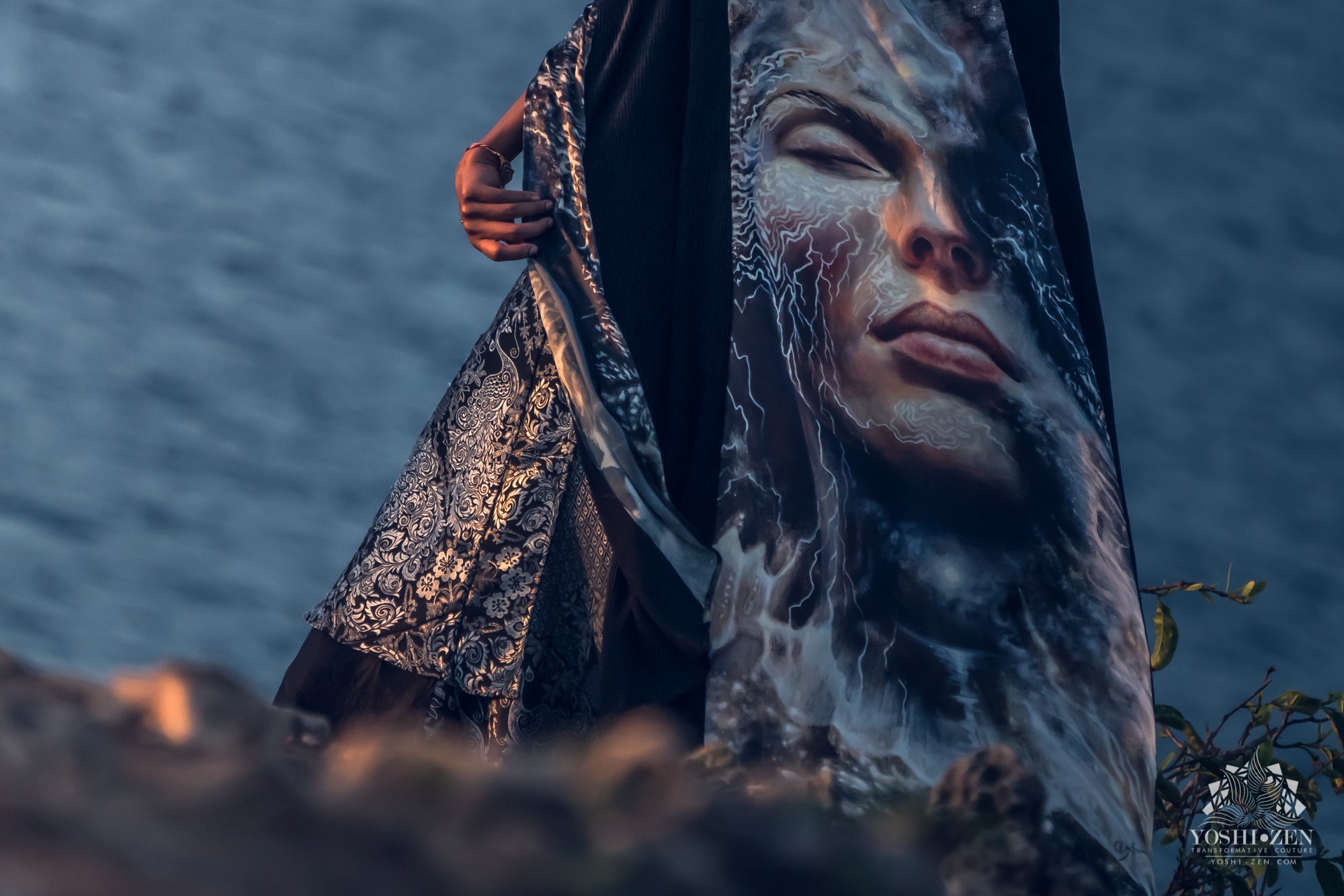 Dissolution of Ego Cape - Wearable Art - Olga Klimova