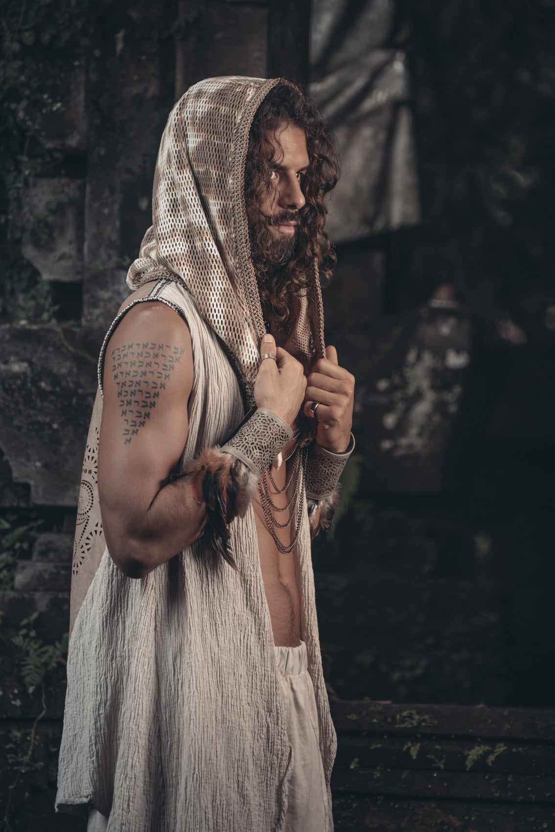 Earth Element Chain Hood