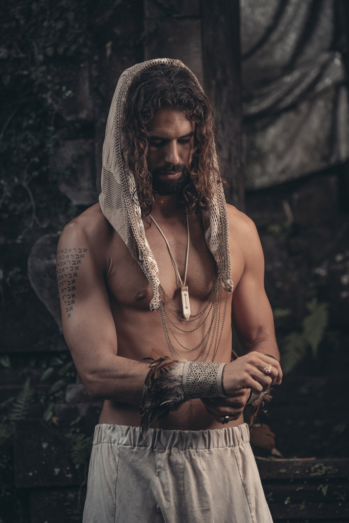 Earth Element Chain Hood