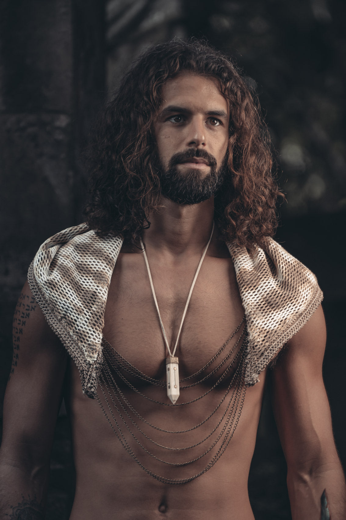 Earth Element Chain Hood