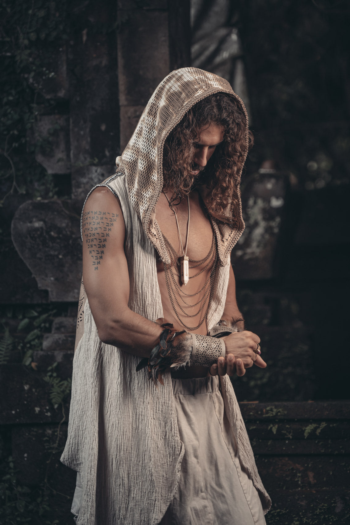 Earth Element Chain Hood