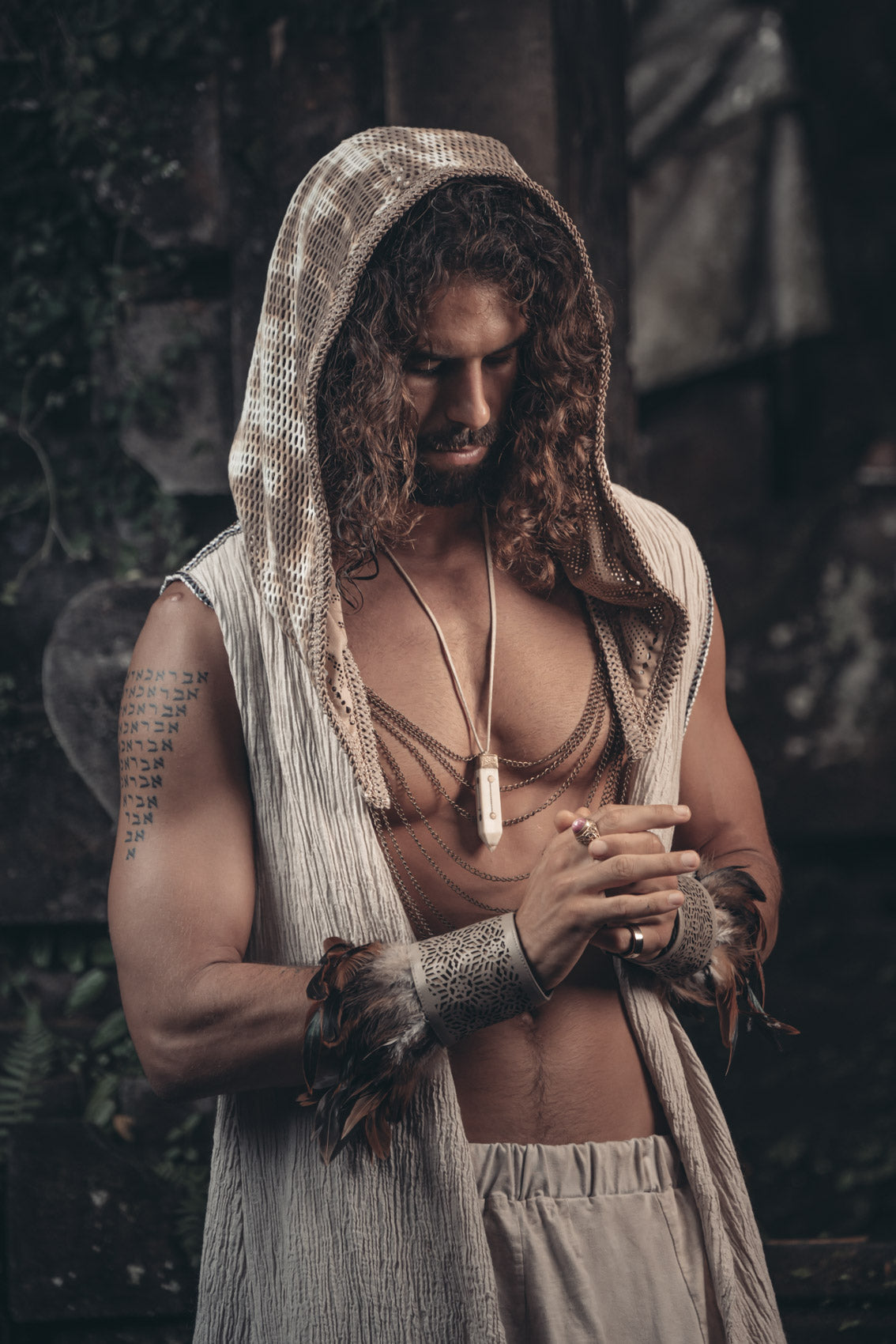 Earth Element Chain Hood