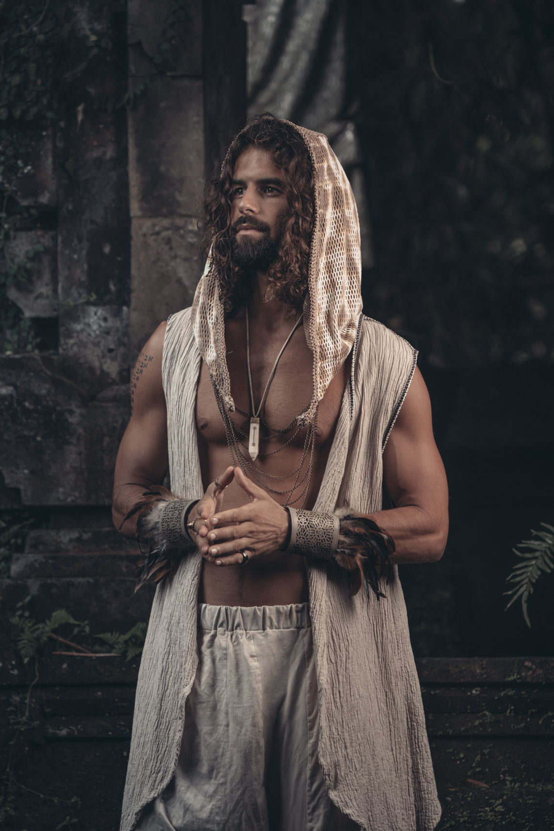 Earth Element Chain Hood