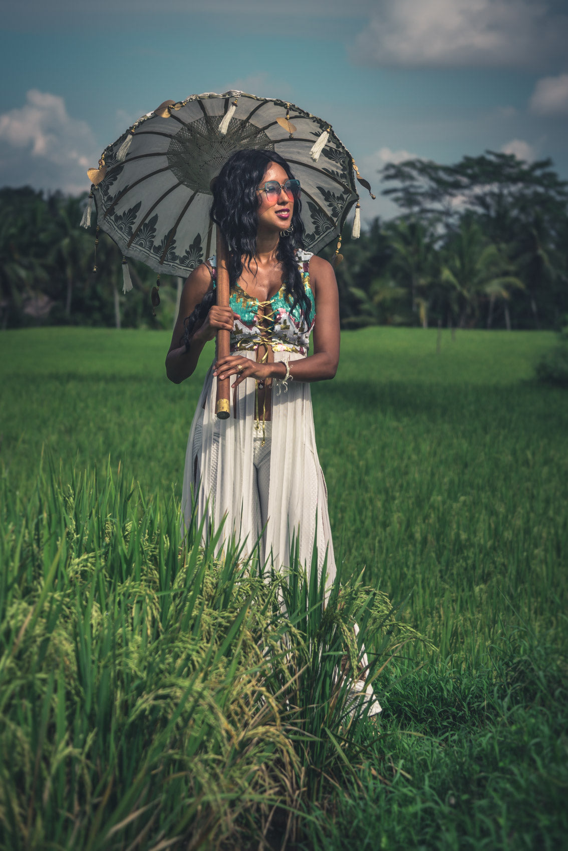 Kwan Yin Fringe Top