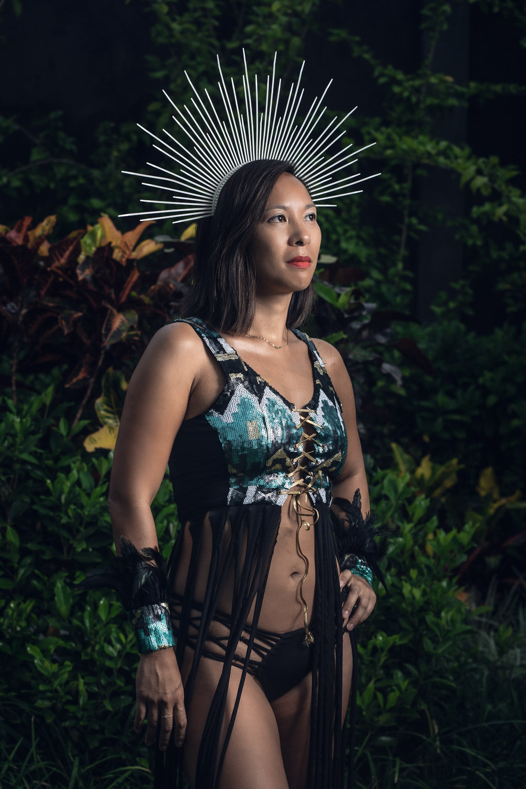 Asase Ya Earth Goddess Fringe Top