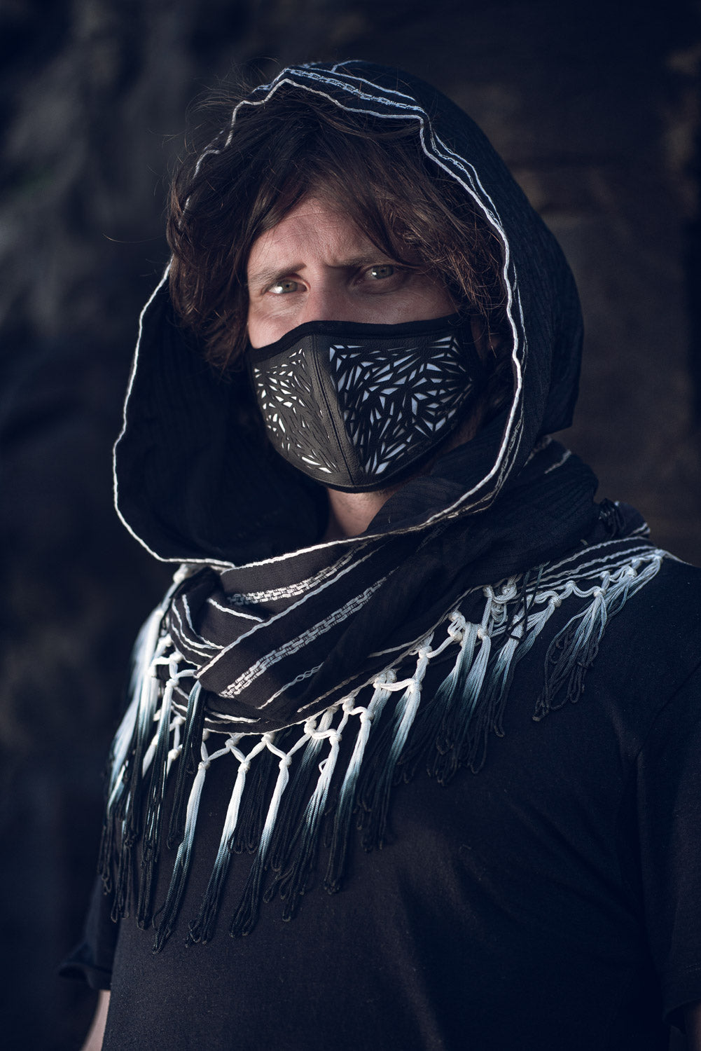 Galactic Glass Cactus Leather Mask