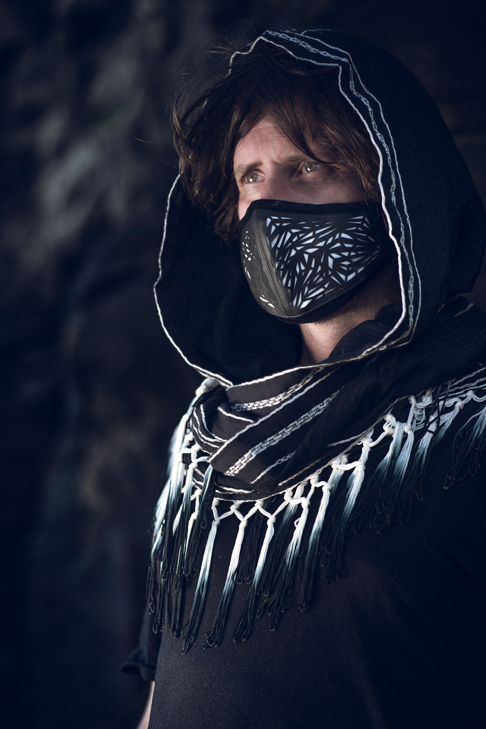 Galactic Glass Cactus Leather Mask