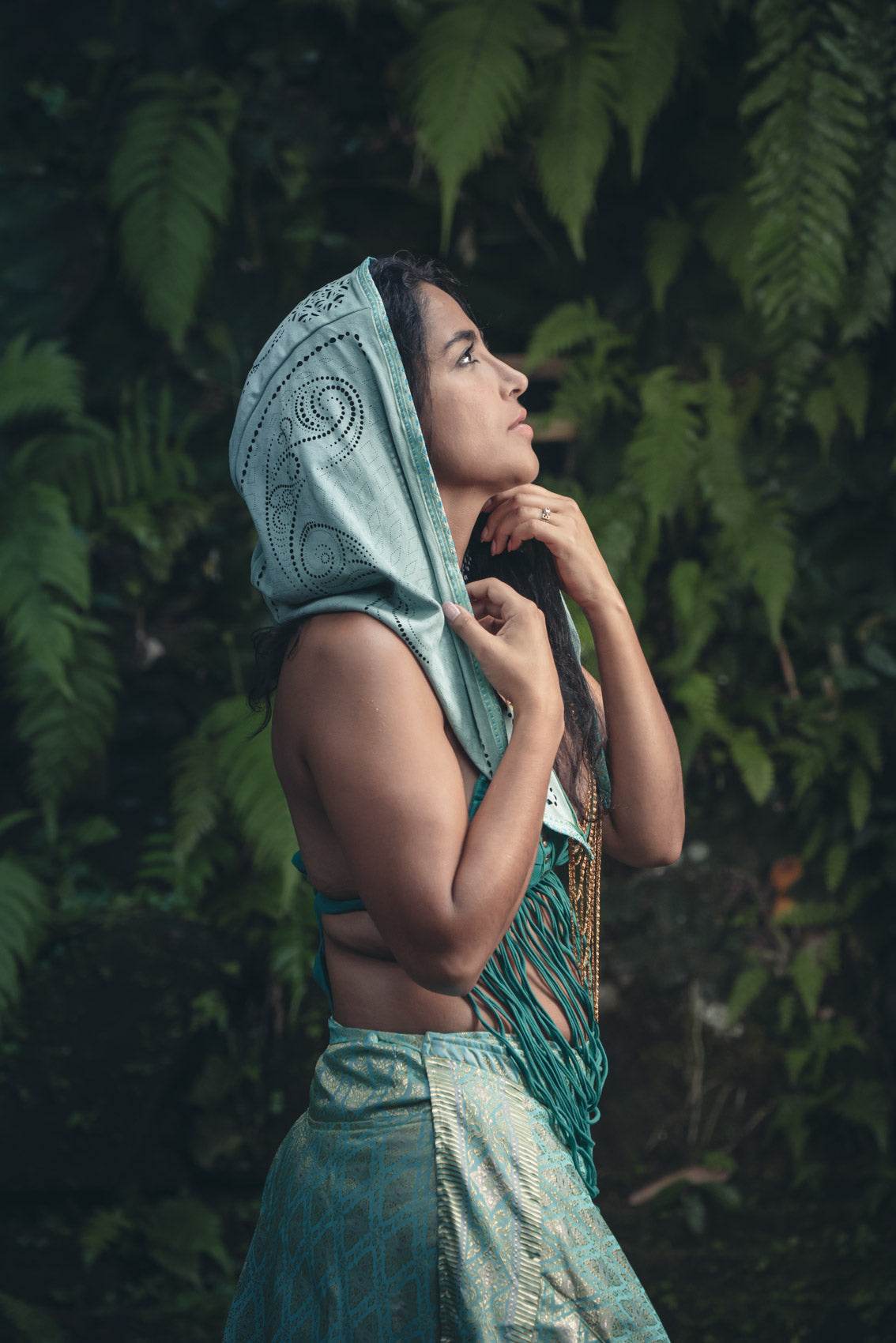 Hummingbird Laser Cut Chain Hood