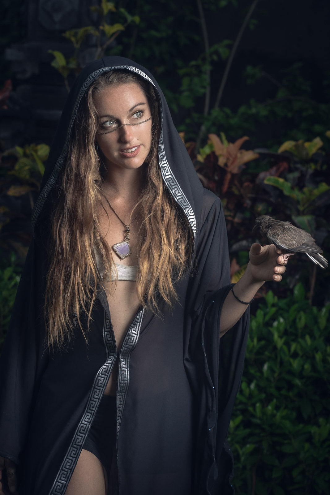 LED Oracle Kimono (Black)