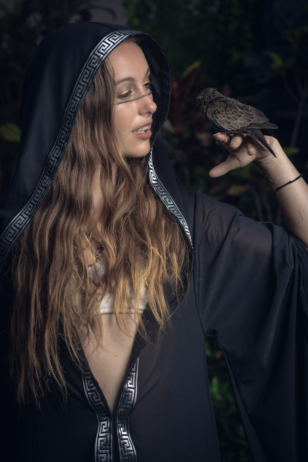 LED Oracle Kimono (Black)