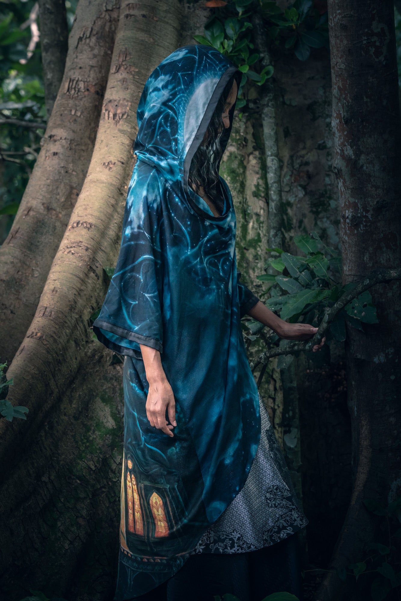 My Body, My Temple Hooded Kimono