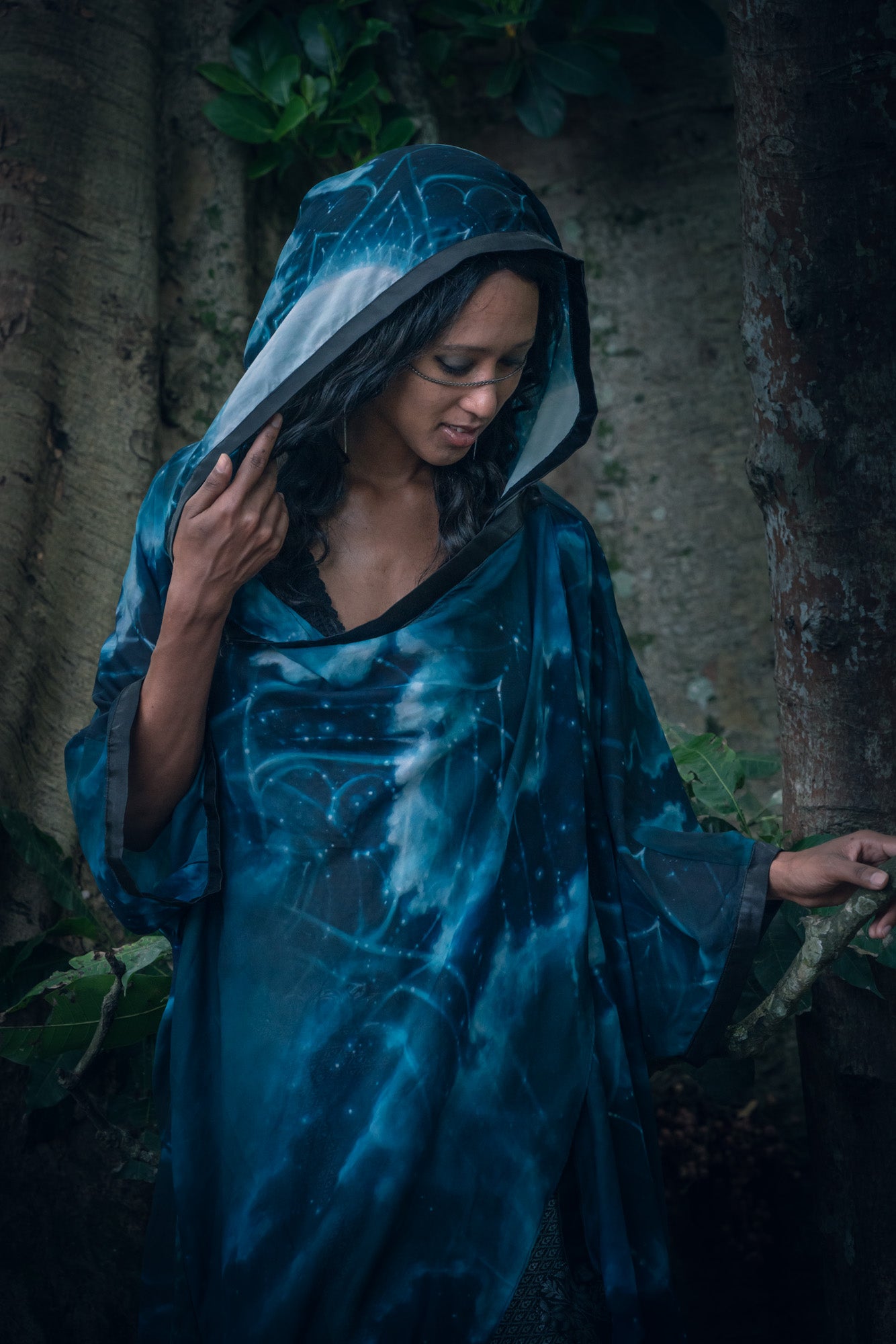 My Body, My Temple Hooded Kimono