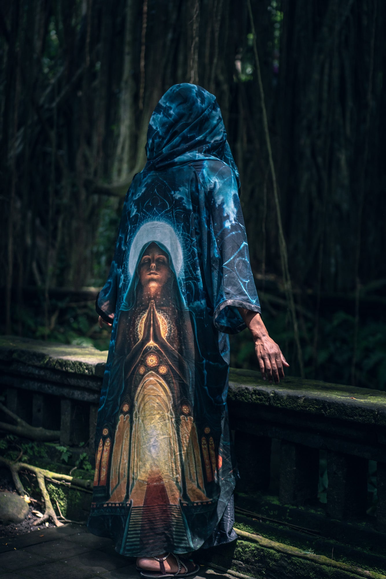 My Body, My Temple Hooded Kimono