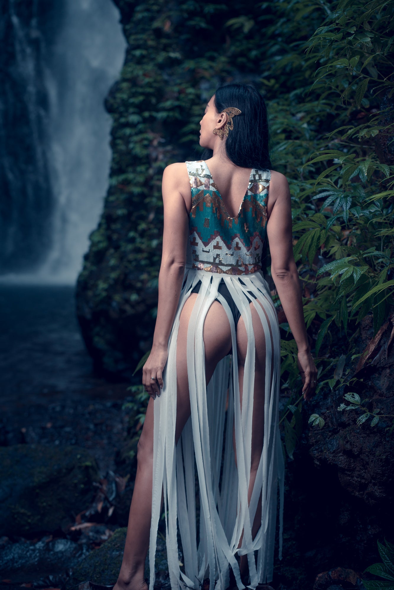 Kwan Yin Fringe Top
