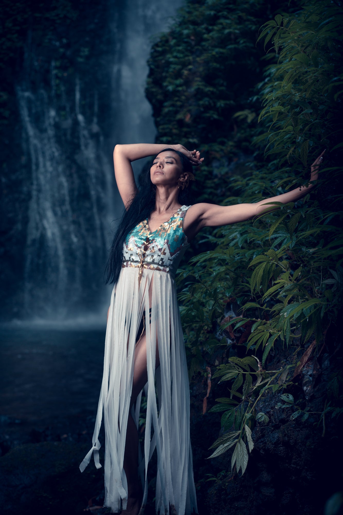 Kwan Yin Fringe Top