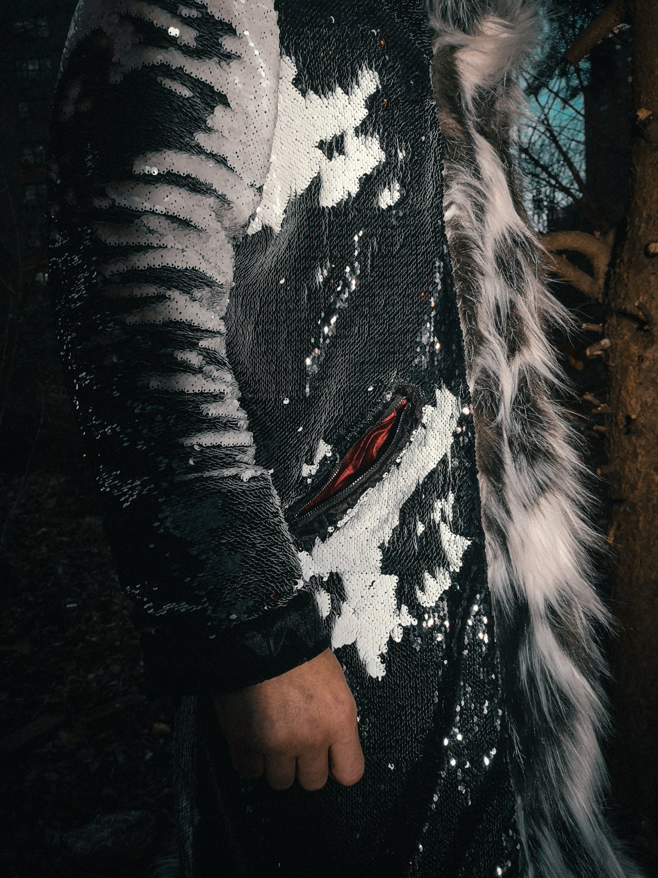 Custom Men's Sequin Coat (Multiple Colors)