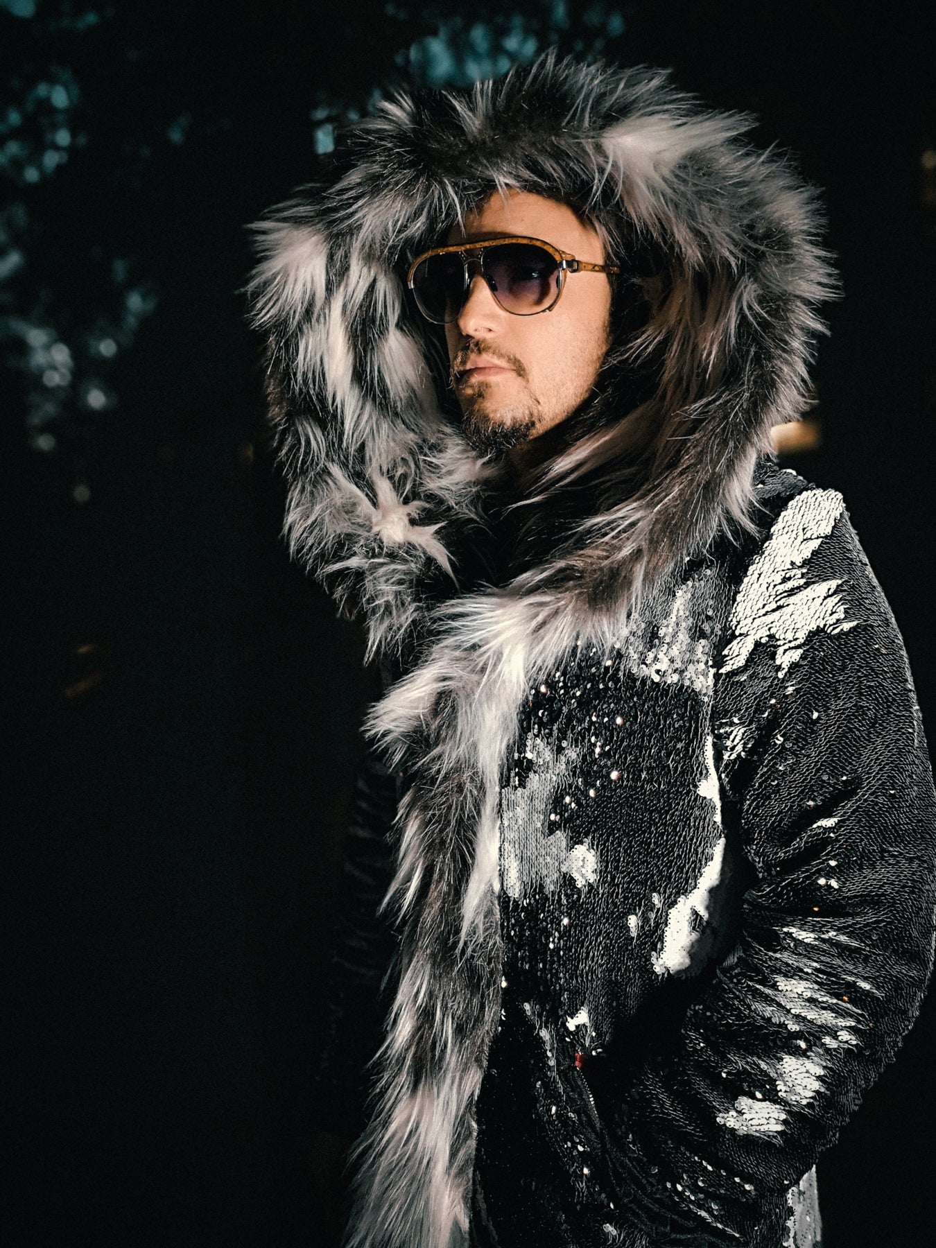 Custom Men's Sequin Coat (Multiple Colors)