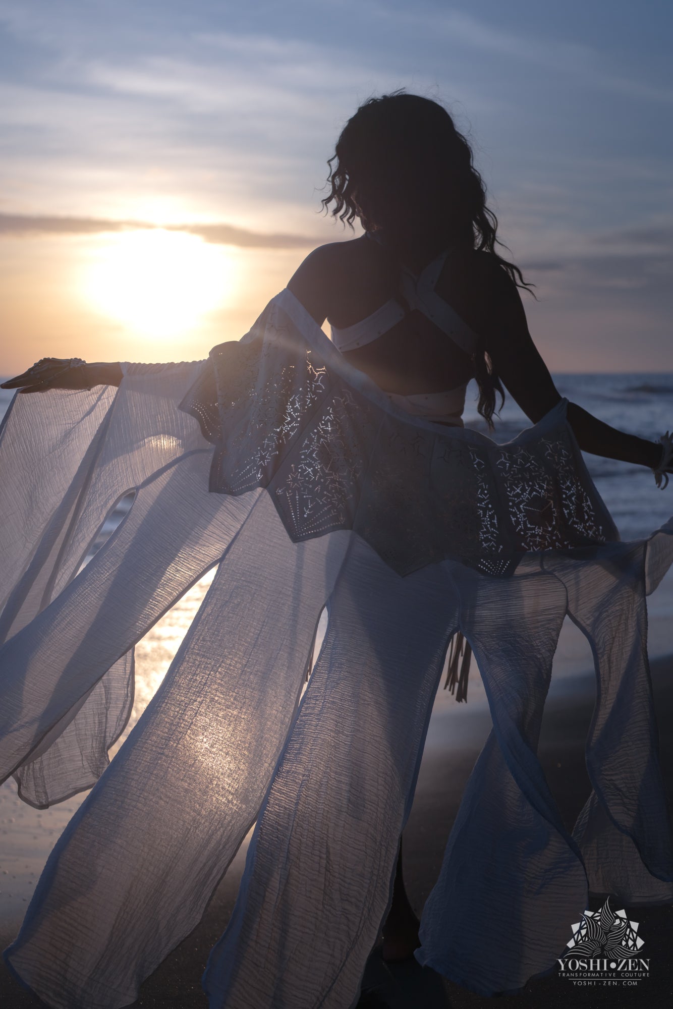 Starseed Wings Skirt - Laser Cut Sacred Geometry