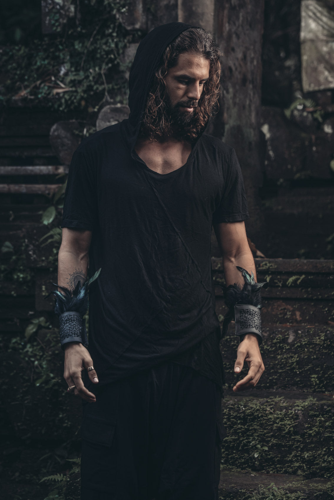 Hooded Jedi T-Shirt (Black)