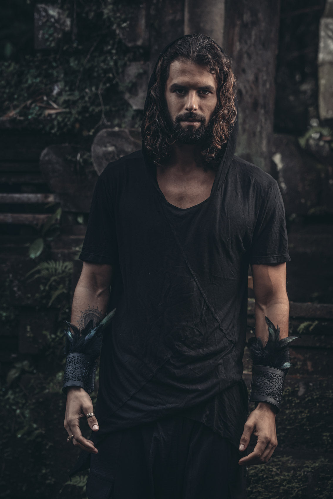 Hooded Jedi T-Shirt (Black)