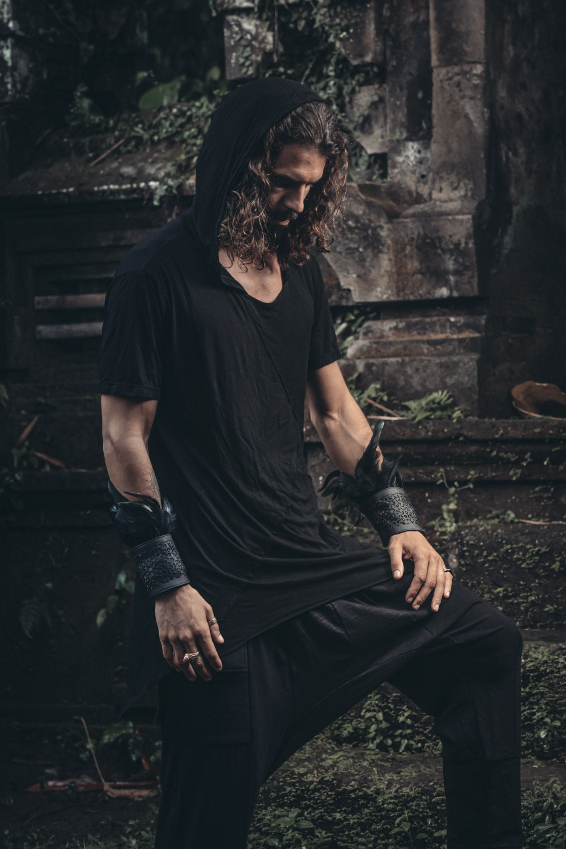 Hooded Jedi T-Shirt (Black)